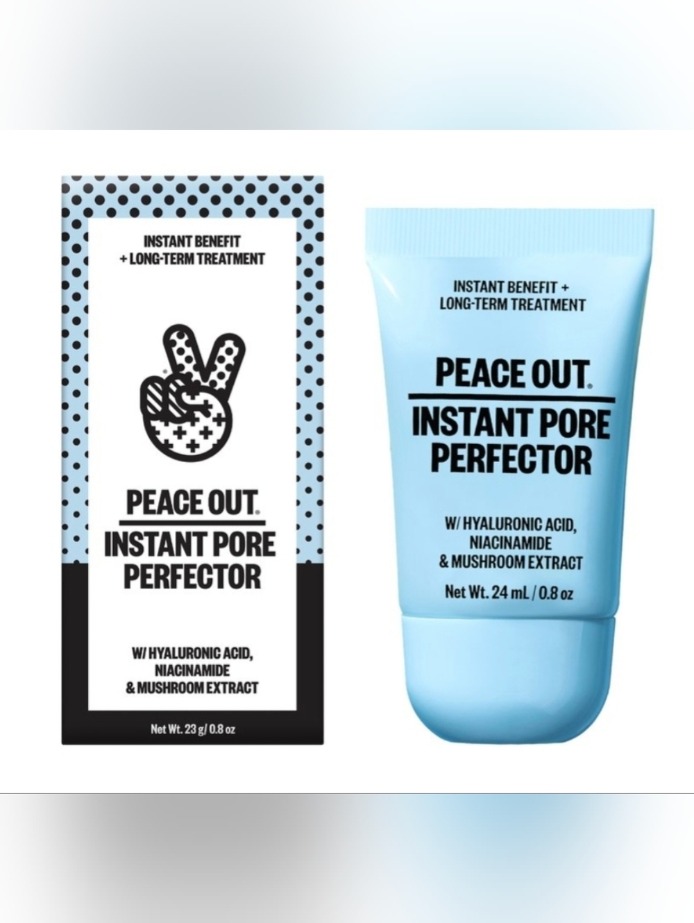 Peace Out Instant Pore Perfector Primer - Light Blue